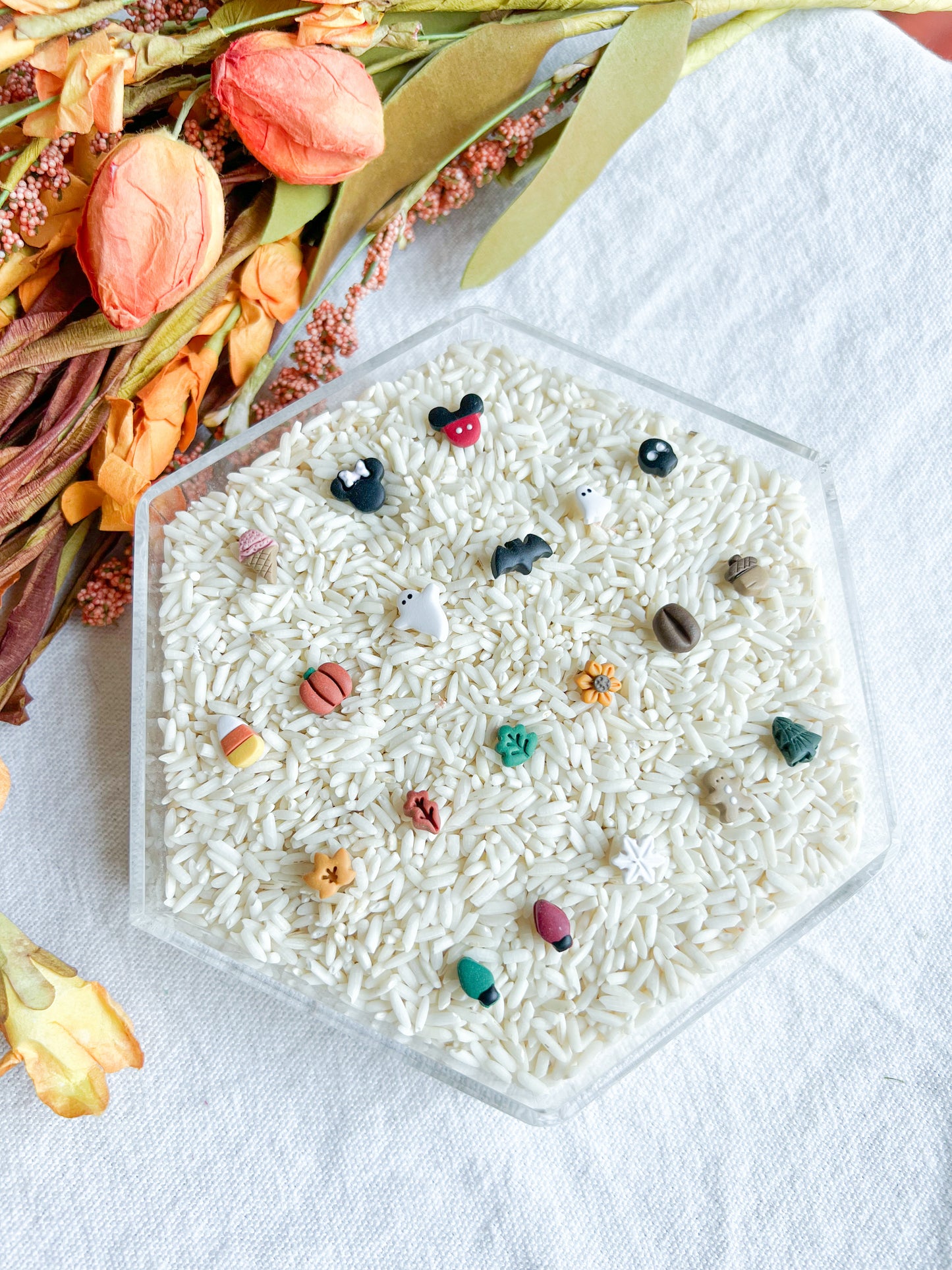 Kid-Sized Fall/Halloween/Christmas/Holiday Polymer Clay Studs