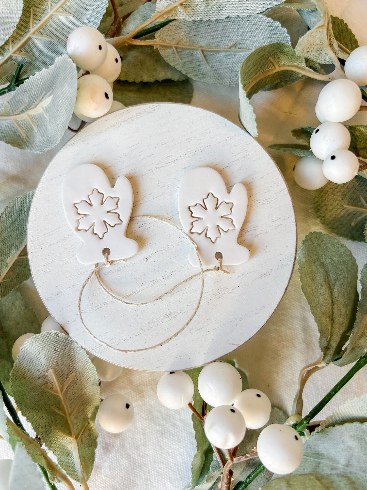 Polymer Clay Gift Tags - Christmas Tags, Mr. & Mrs. Tags, Thank You Tags