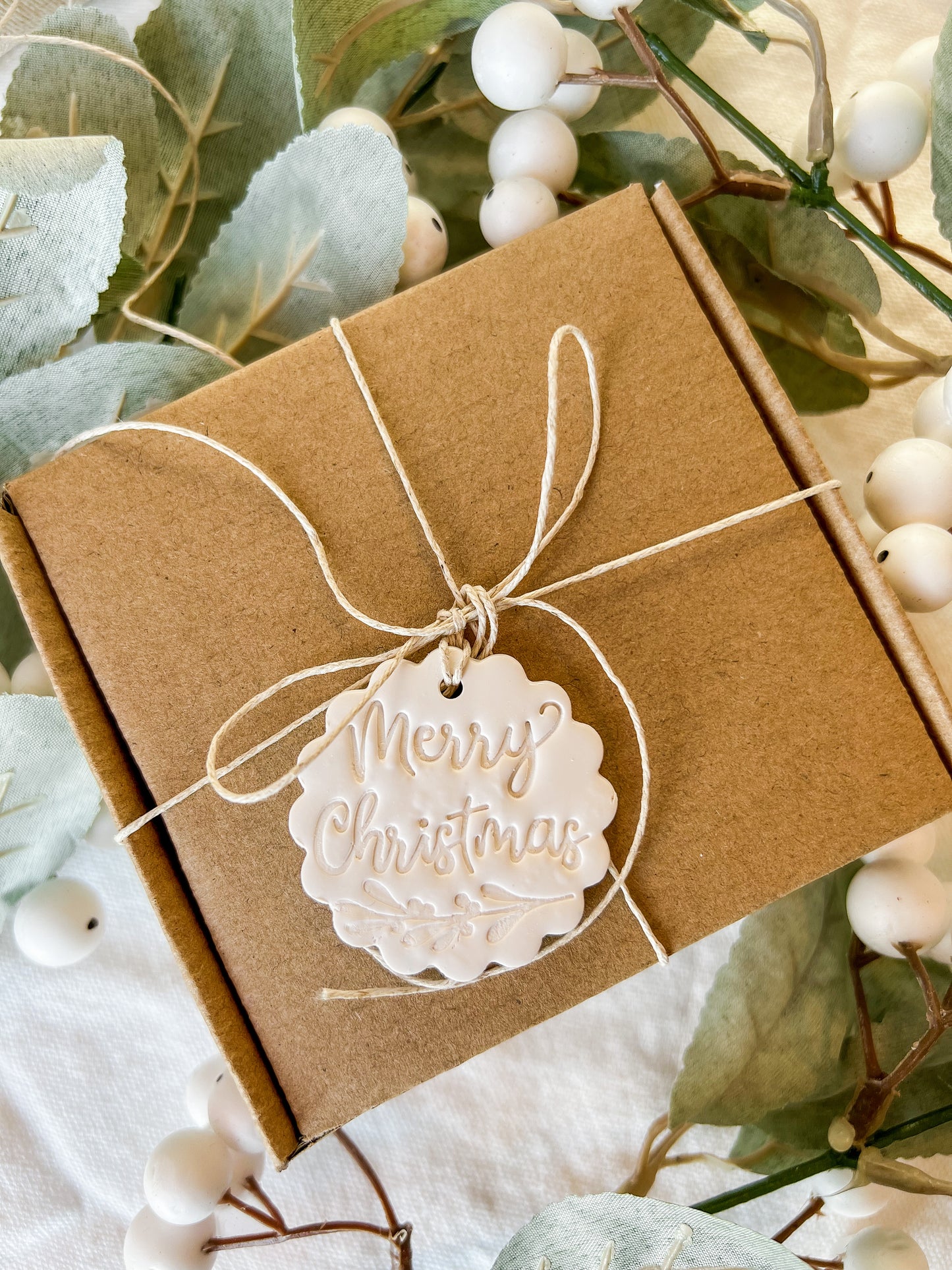 Polymer Clay Gift Tags - Christmas Tags, Mr. & Mrs. Tags, Thank You Tags