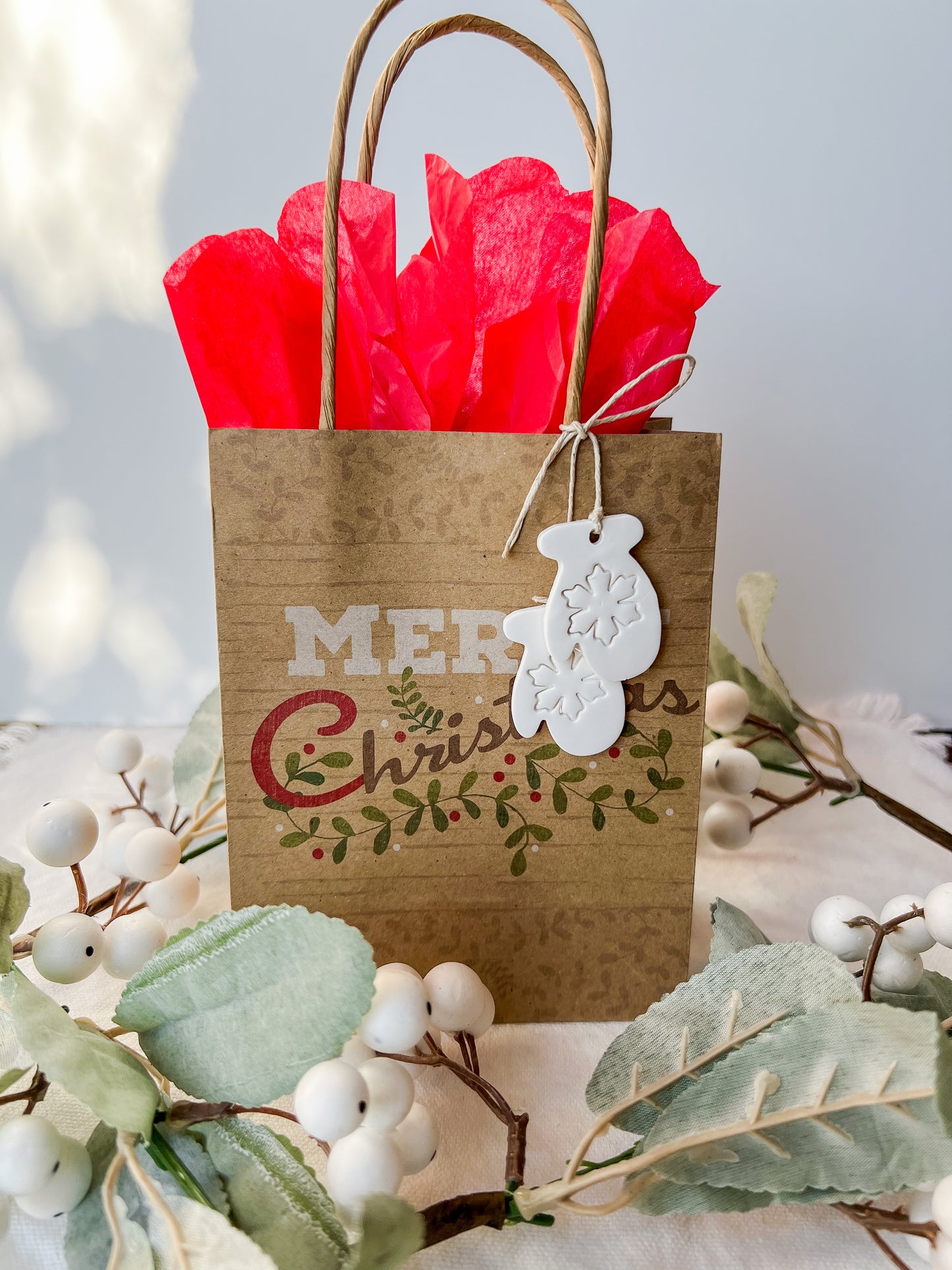 Polymer Clay Gift Tags - Christmas Tags, Mr. & Mrs. Tags, Thank You Tags