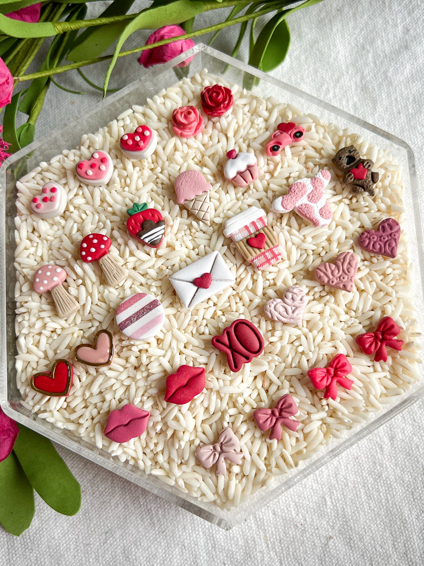 Valentine's Day, Floral, Love Inspired Studs