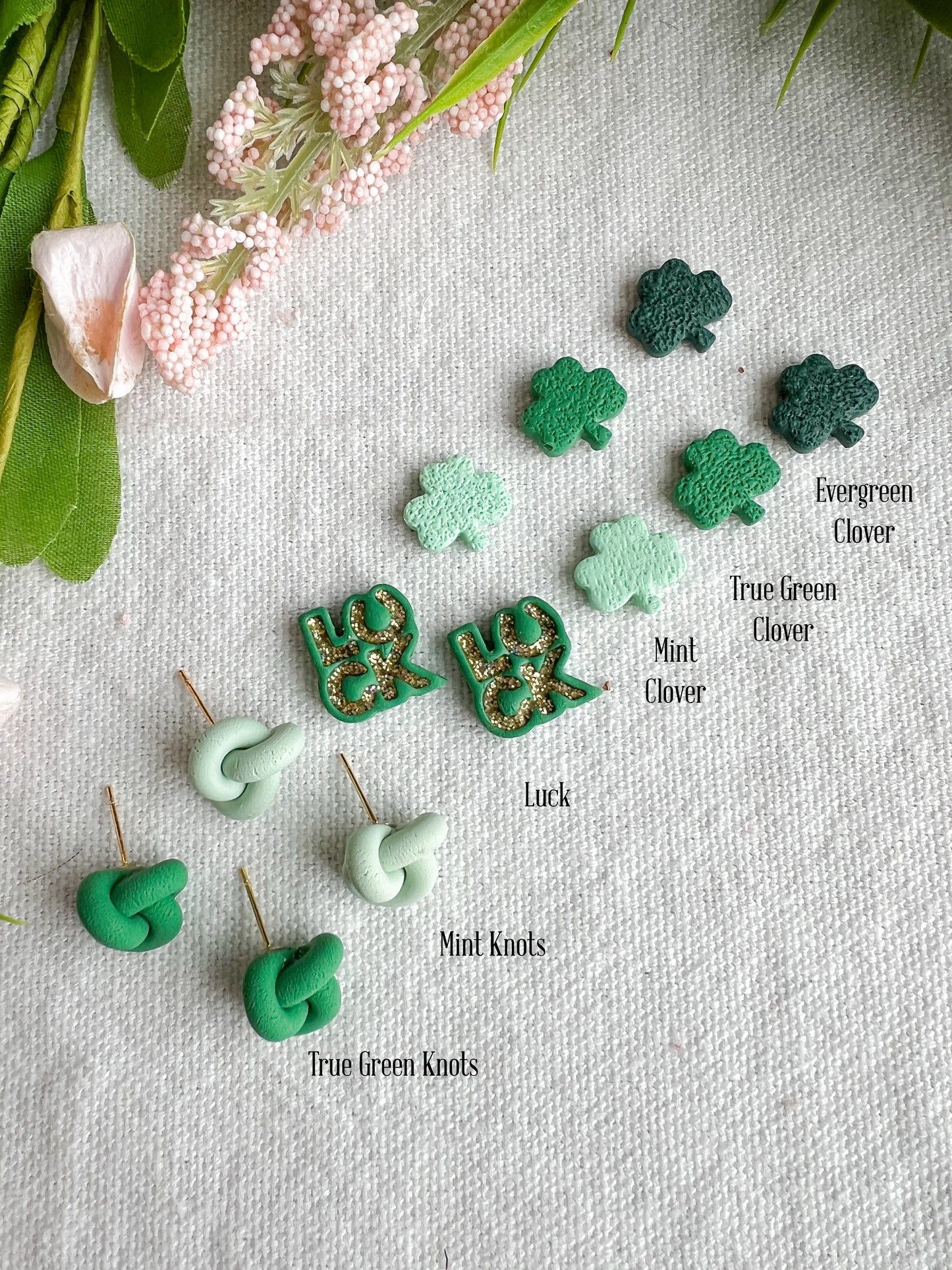 St. Patrick's Day Inspired Studs