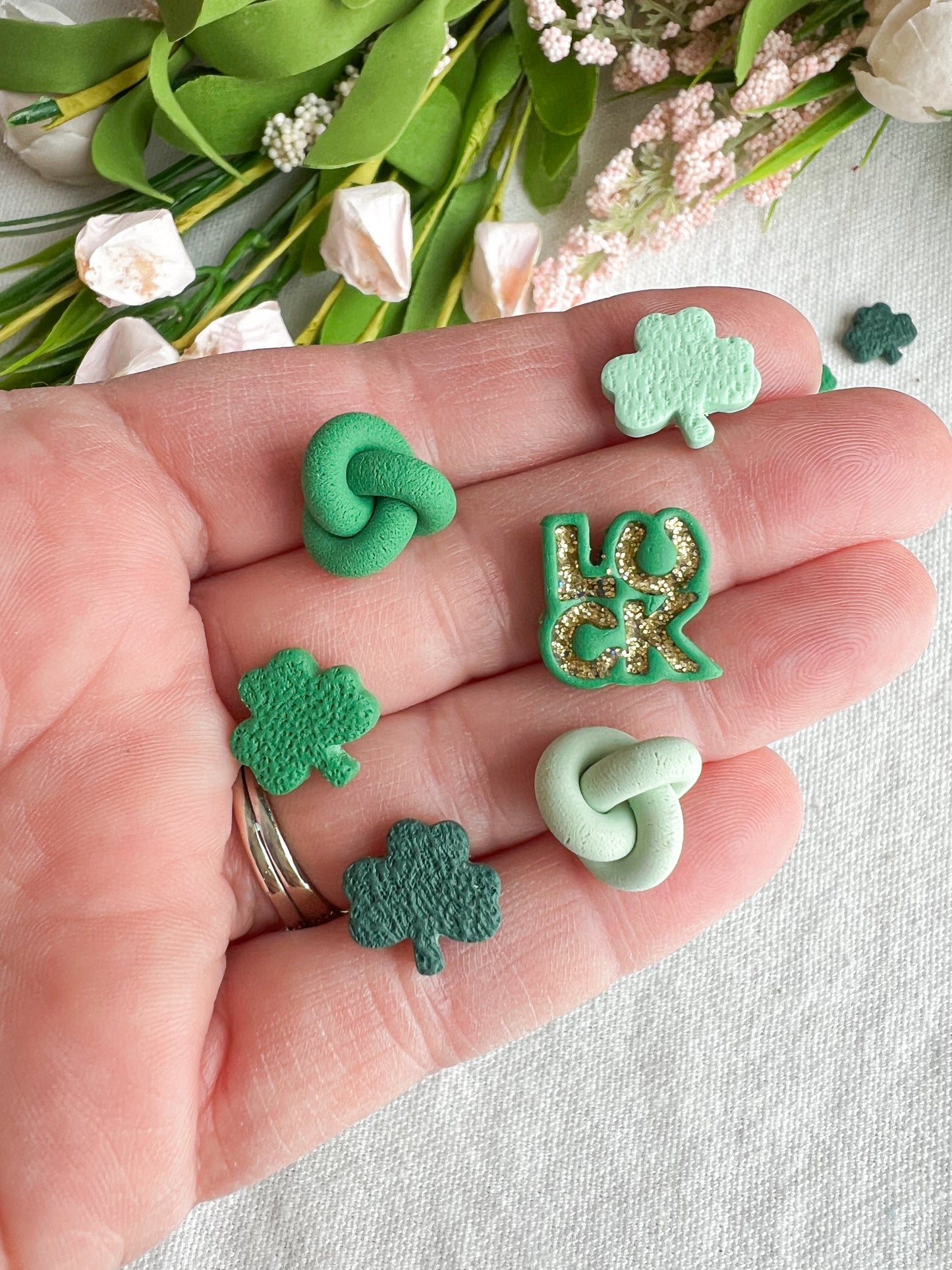 St. Patrick's Day Inspired Studs