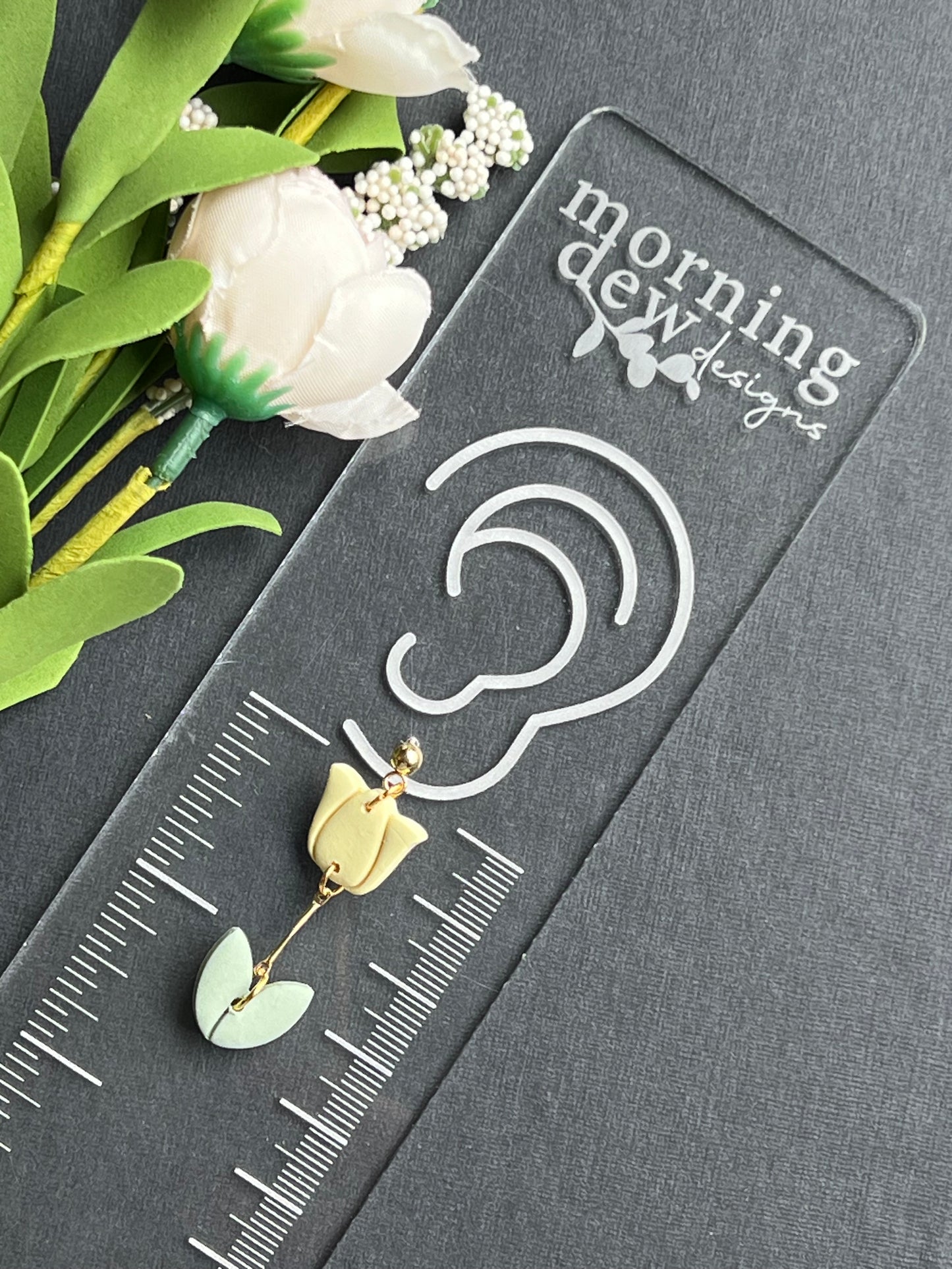 Soft Pastel Tulip Dangles