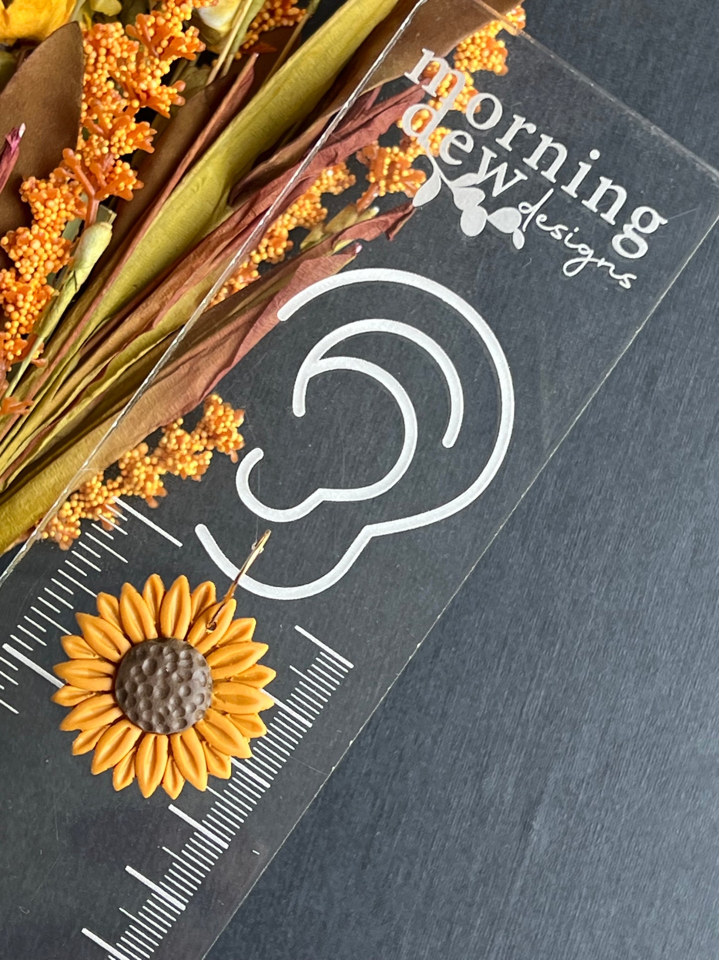 Boho Sunflower Dangles
