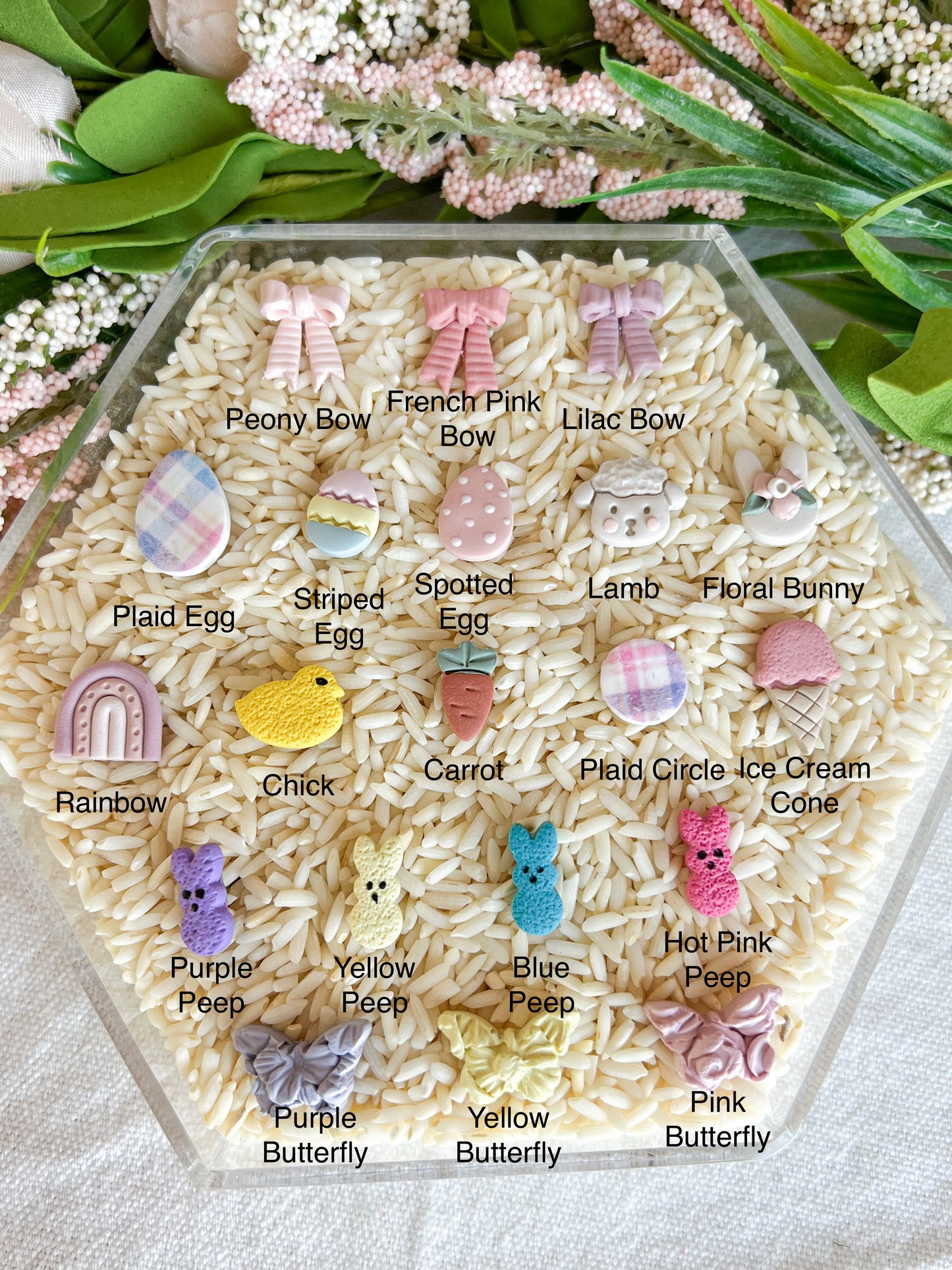 Spring and Easter inspired Polymer Clay Studs