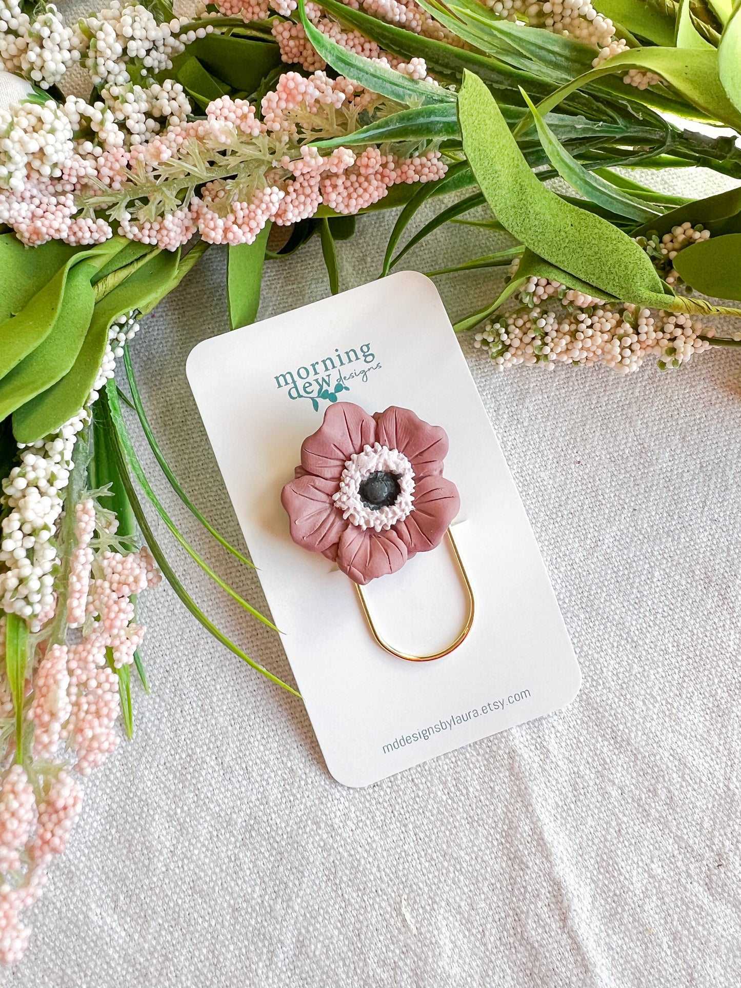 Polymer Clay Paper Clip Bookmarks