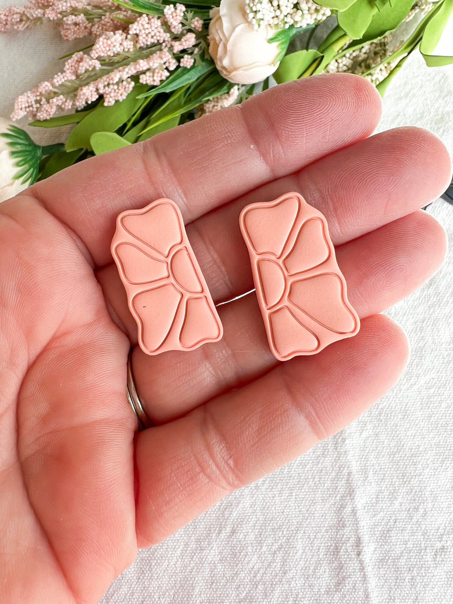 Matisse Flower Retro Colored Polymer Clay Studs