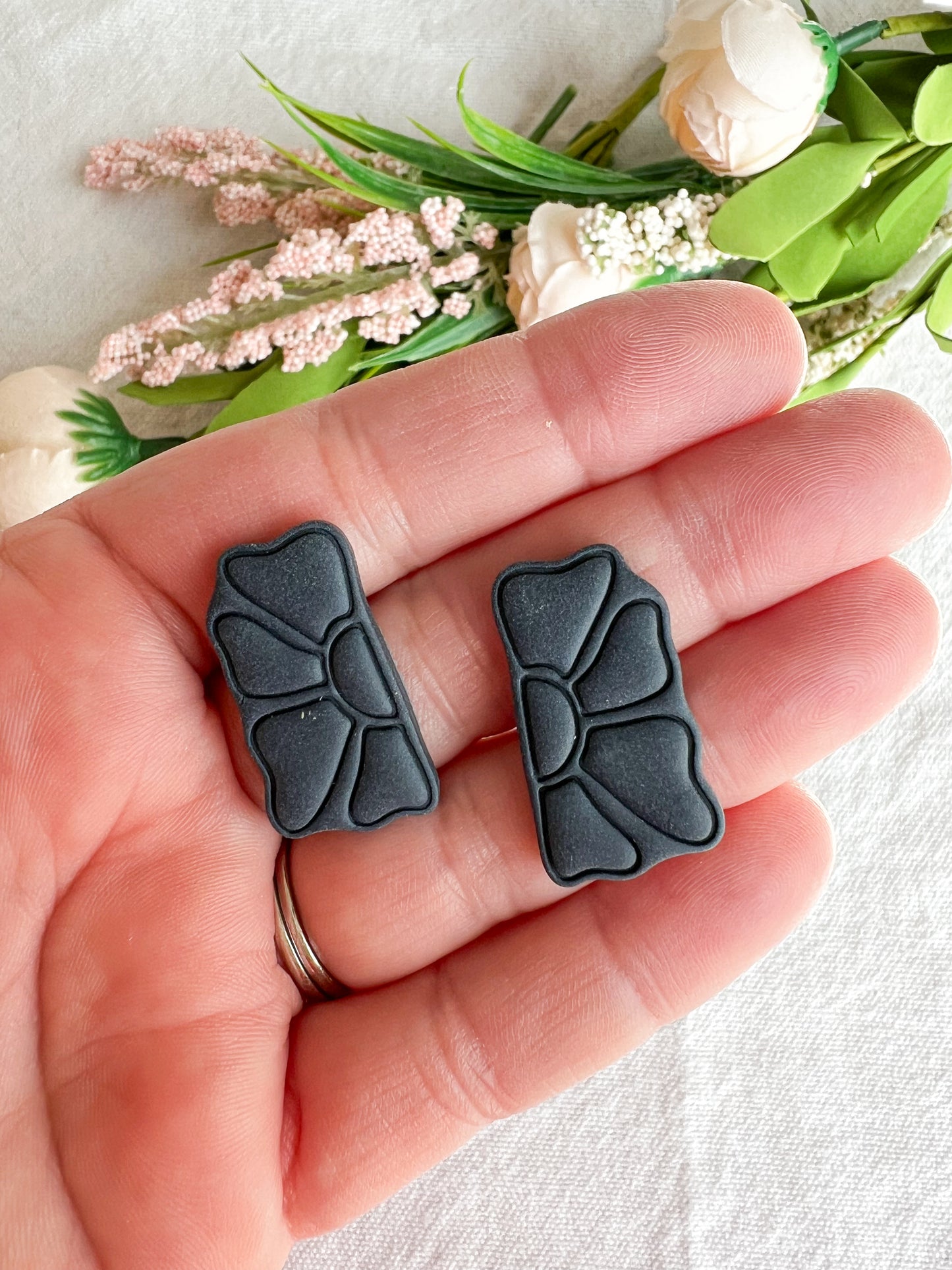 Matisse Flower Retro Colored Polymer Clay Studs