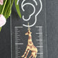 Giraffe Polymer Clay Earrings