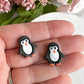 Penguin Polymer Clay Studs