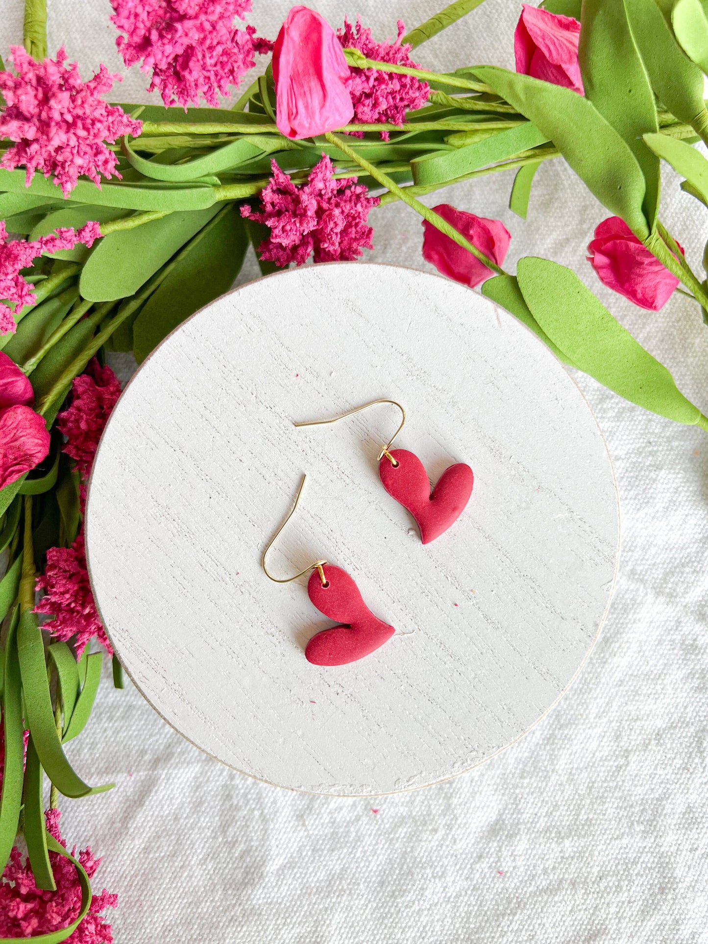 Curvy Heart Dangles