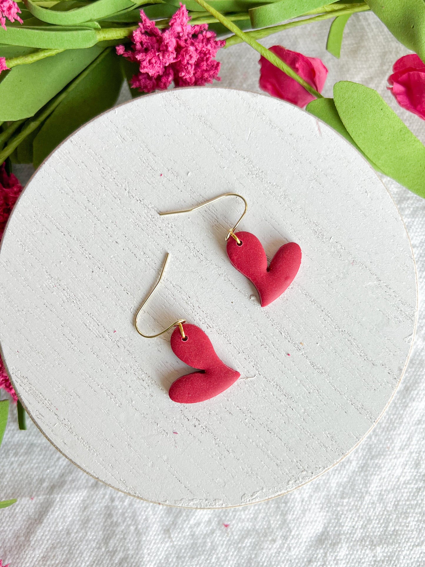 Curvy Heart Dangles