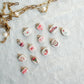Valentines Day Love Heart Polymer Clay Jewelry Charms