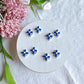 Dutch Delft Windmill Polymer Clay Studs