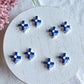 Dutch Delft Windmill Polymer Clay Studs