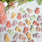 Pastel Spring Dangles with Bow Detail Polymer Clay Earrings