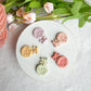 Pastel Spring Dangles with Bow Detail Polymer Clay Earrings