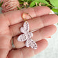 Spring Garden Boho Detailed Bee Pastel Polymer Clay Earrings