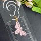Spring Garden Boho Detailed Bee Pastel Polymer Clay Earrings