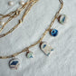 Blueberry Themed Transfer Paper Designed Polymer Clay Charms