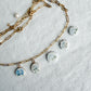 Blue Hydrangea Themed Transfer Paper Designed Polymer Clay Charms