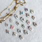 Flower Bouquet Transfer Paper Designed Polymer Clay Charms