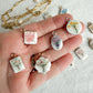 Flower Bouquet Transfer Paper Designed Polymer Clay Charms