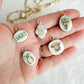 St. Patty's Day Themed Transfer Paper Designed Polymer Clay Charms