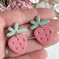 Fresh Strawberry Clay Earrings