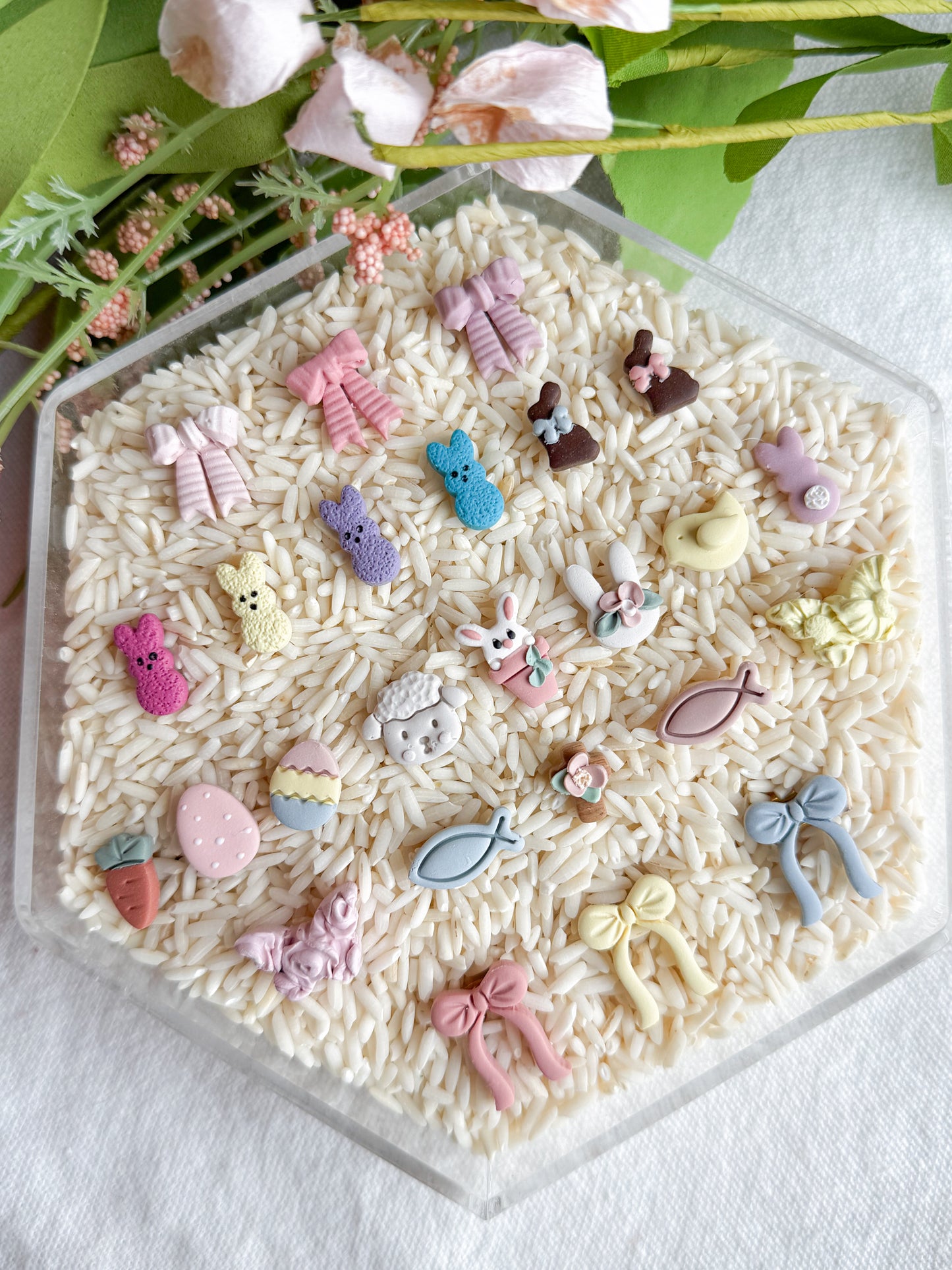 Spring and Easter inspired Polymer Clay Studs