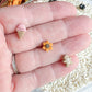Kid-Sized Fall/Halloween/Christmas/Holiday Polymer Clay Studs