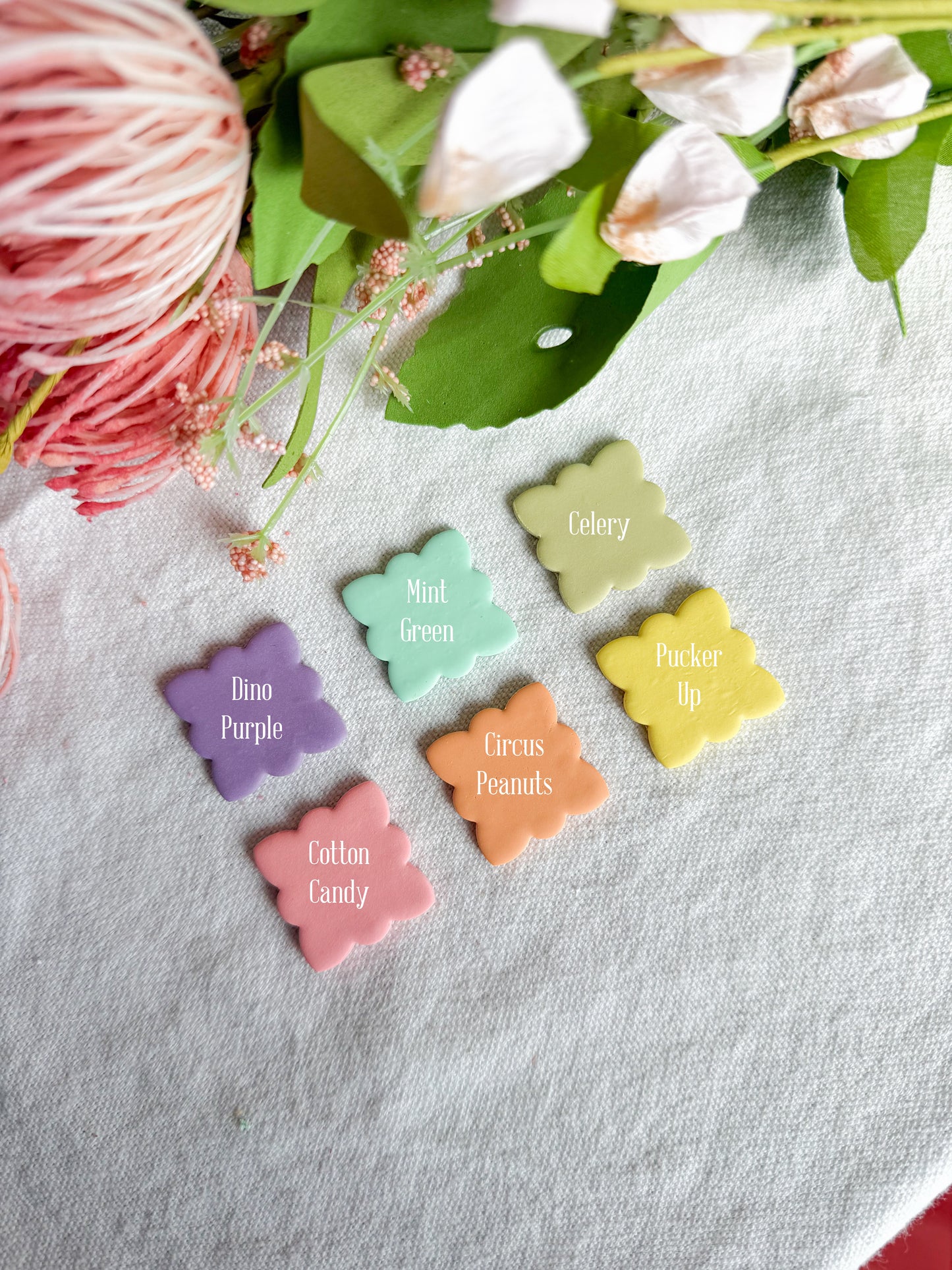 Spring Tulip Polymer Clay Earrings