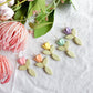 Spring Tulip Trio Polymer Clay Earrings