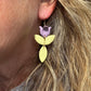 Spring Tulip Trio Polymer Clay Earrings