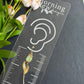 Gold Bezel Dainty Pastel Tulip Polymer Clay Earrings
