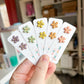 Minimalist Pastel Daisy Polymer Clay Stud Earrings
