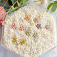 Minimalist Pastel Daisy Polymer Clay Stud Earrings