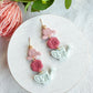 Whimsical Spring Garden Trio Polymer Clay Earrings