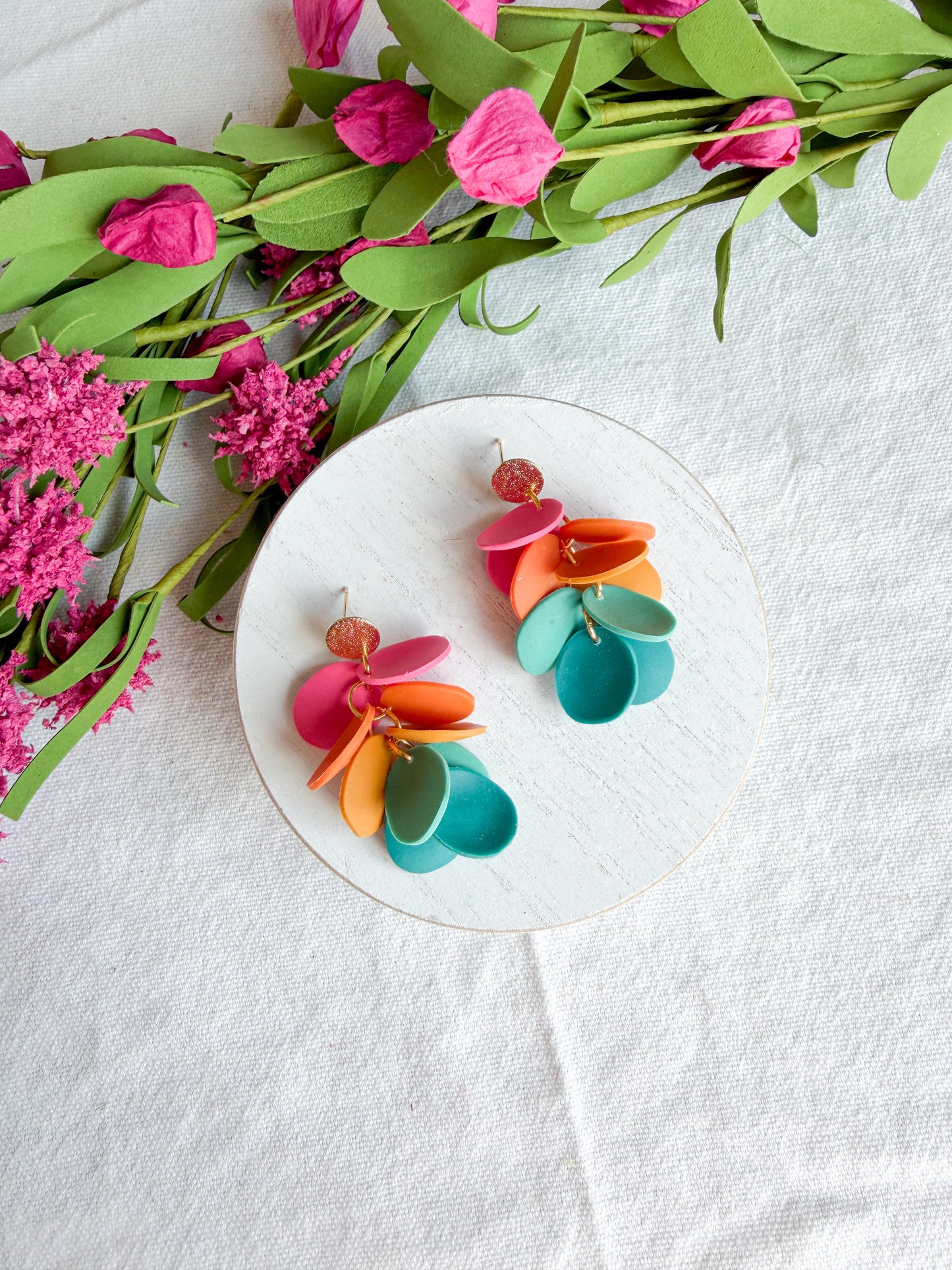 Cinco De Mayo Fiesta Polymer Clay Earrings