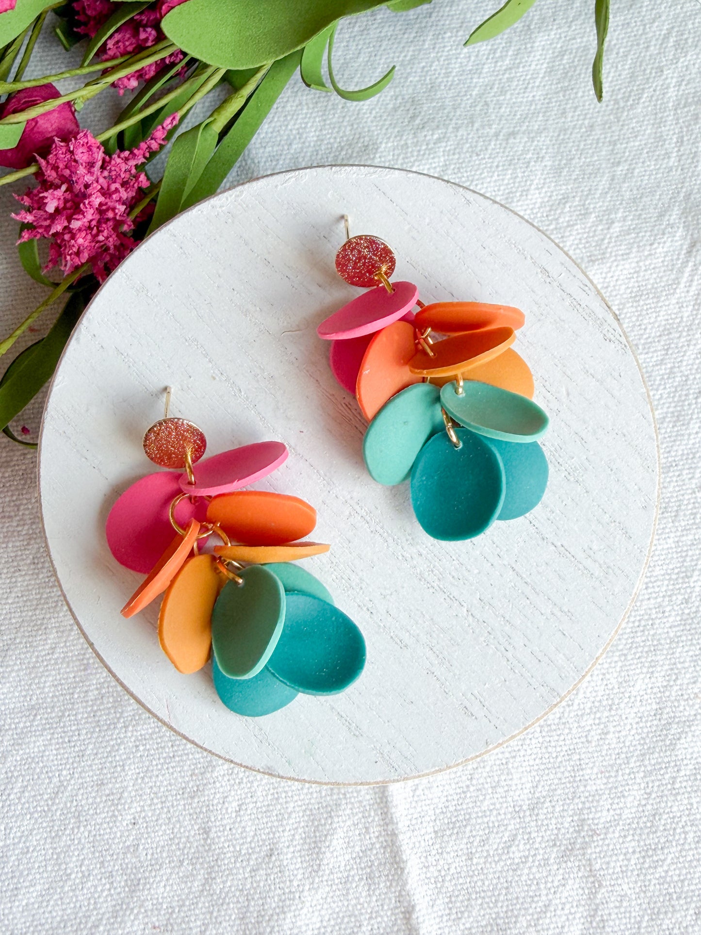 Cinco De Mayo Fiesta Polymer Clay Earrings