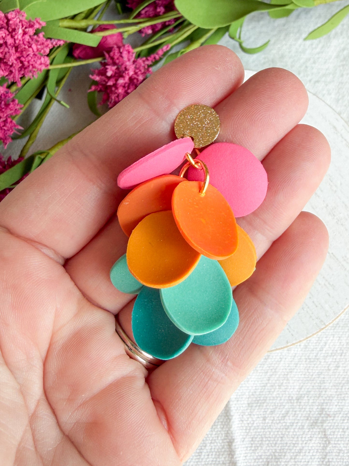 Cinco De Mayo Fiesta Polymer Clay Earrings