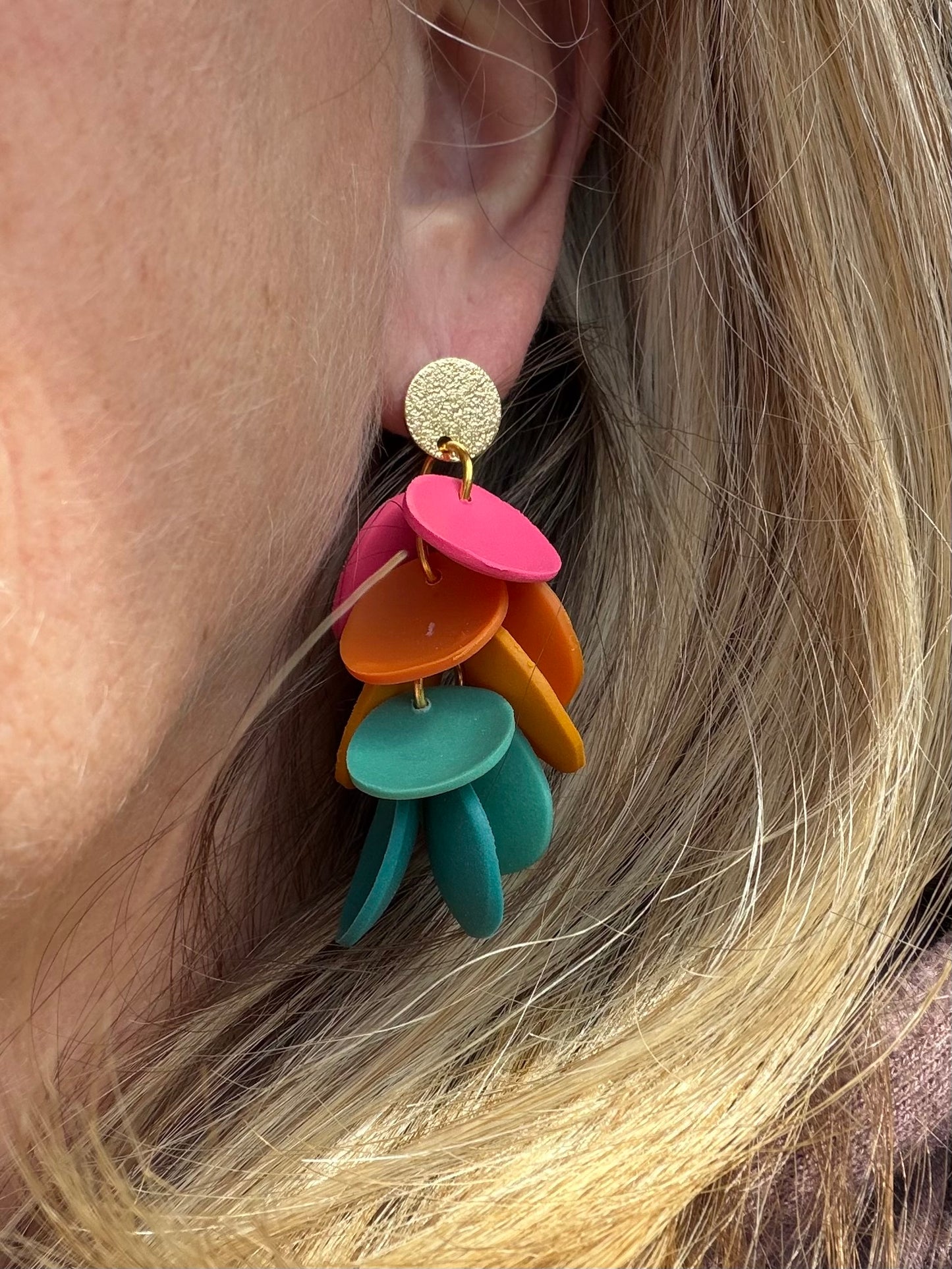 Cinco De Mayo Fiesta Polymer Clay Earrings