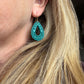 Cinco De Mayo Fiesta Embossed Teardrop Polymer Clay Earrings