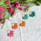 Cinco De Mayo Fiesta Talavera Floral Arch Polymer Clay Earrings