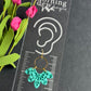 Cinco De Mayo Fiesta Talavera Floral Arch Polymer Clay Earrings
