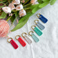 Embossed Sailboat Rectangle Polymer Clay Earrings | Seaside Charm Collection