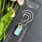 Embossed Sailboat Rectangle Polymer Clay Earrings | Seaside Charm Collection