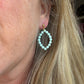 Bubble Beaded Diamond Polymer Clay Earrings | Seaside Charm Collection