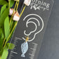 Coastal Catch Fish with Starfish Studs Polymer Clay Earrings | Seaside Charm Collection